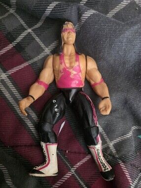 1996 Jakks Pacific WWF Superstars Series 2 Bret "The Hitman" Hart action figure